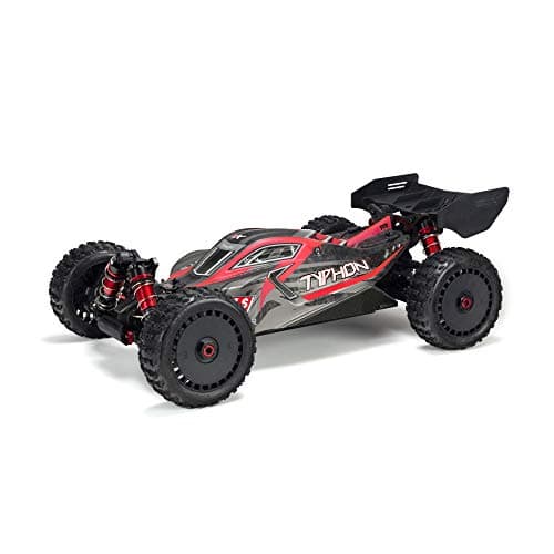 ARRMA 18 Painted Body with Decals BlackRed Typhon 6S ARA406120