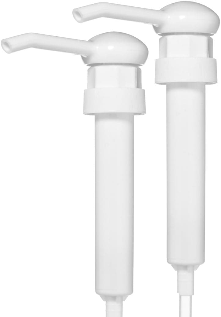Bar5F 1 Gallon (128 oz) Pump Dispensers Pumping Caps fot Dispensing Shampoo Hair Conditioner Lotion Mouthwash 2-Pack