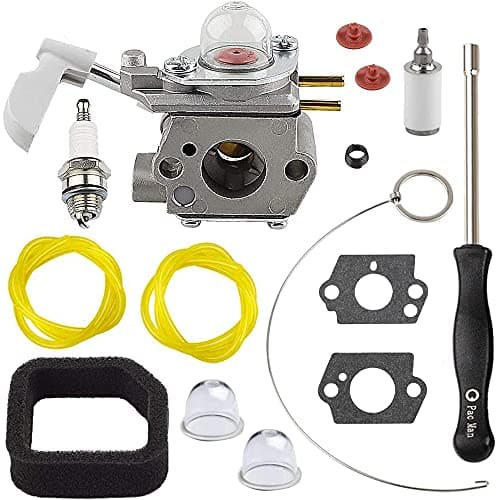 HPENP 308054114 Carburetor with Carburetor Adjusting Tool Air Filter Primer Bulb for Homelite Carburetor 308054075 fits 26B Leaf Blower UT09526