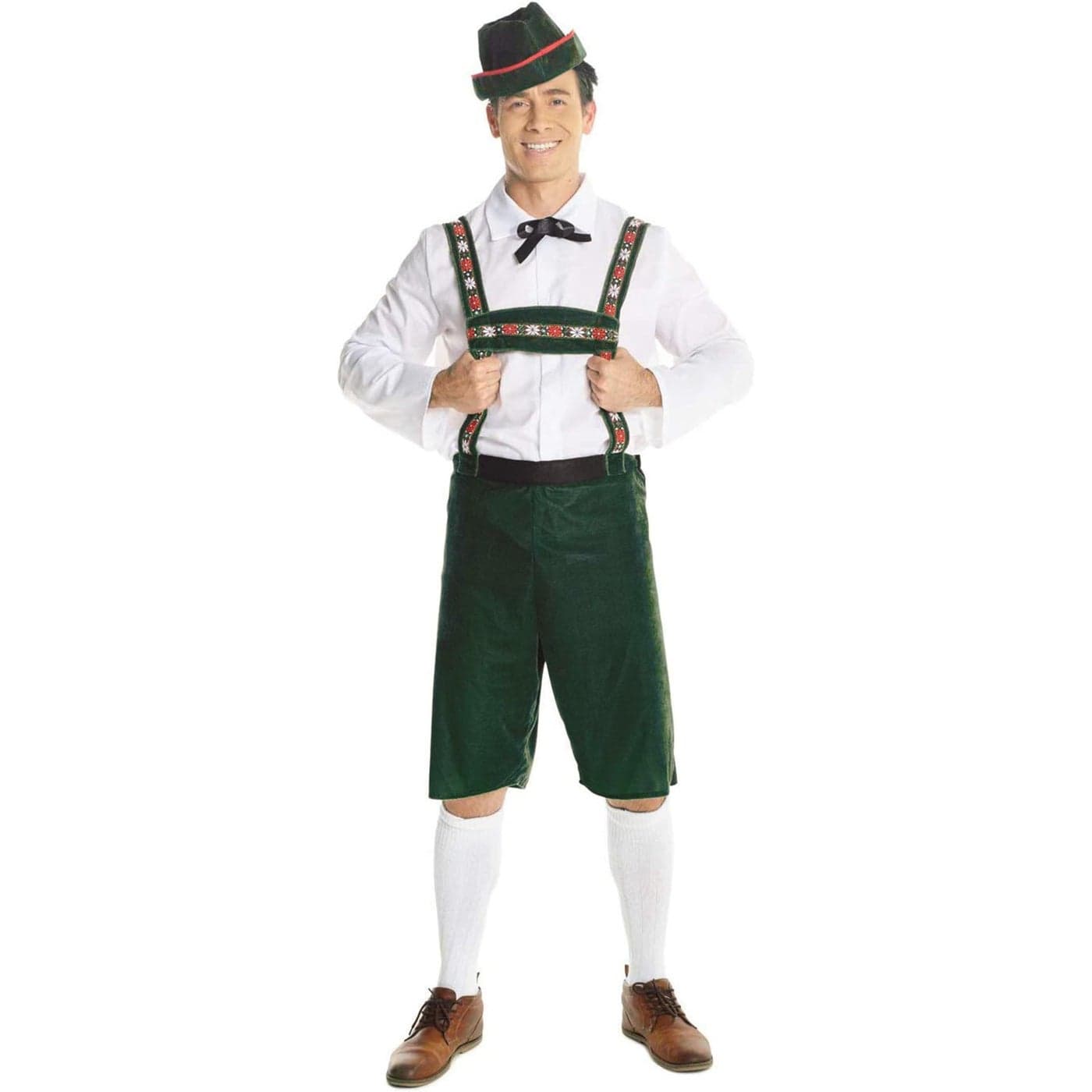 Morph Lederhosen Men Costume, Bavarian Costume Men, Oktoberfest Costume Men, German Outfits for Oktoberfest Men. Large