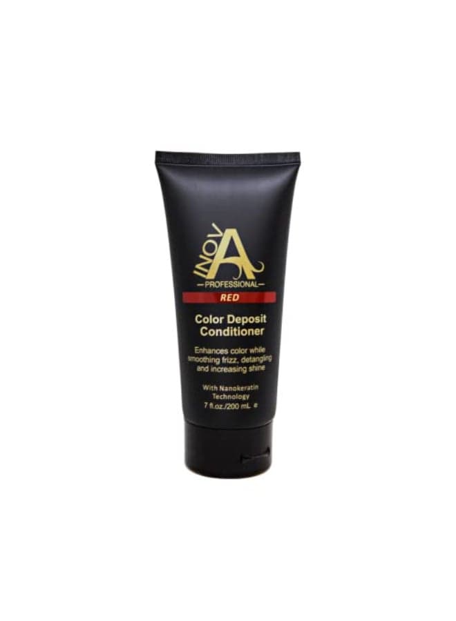 Inova Professional Color Revive Enhance Smooth Hydration Conditioner Color Deposit Red 7 Fluid Ounce