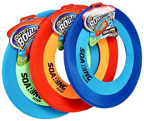 JARU Soft Giant Frisbee Throwing Disc 16 3 Unit Assorted Soaring Flyer Splash Fun Aqua Flyer Lightweight Flying Discs for Kids Adult Toys Safe Easy and Professional Plus Bouncy Ball51383p