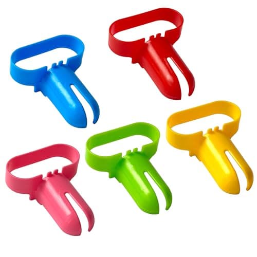 Asltw Balloon Tying Tool 5 Pack Quick Balloon Knotter for Fast Decorating Lightweight Knot Tool for Latex and Helium Balloons Party Balloon Accessories for Arches Garlands and Event Setups