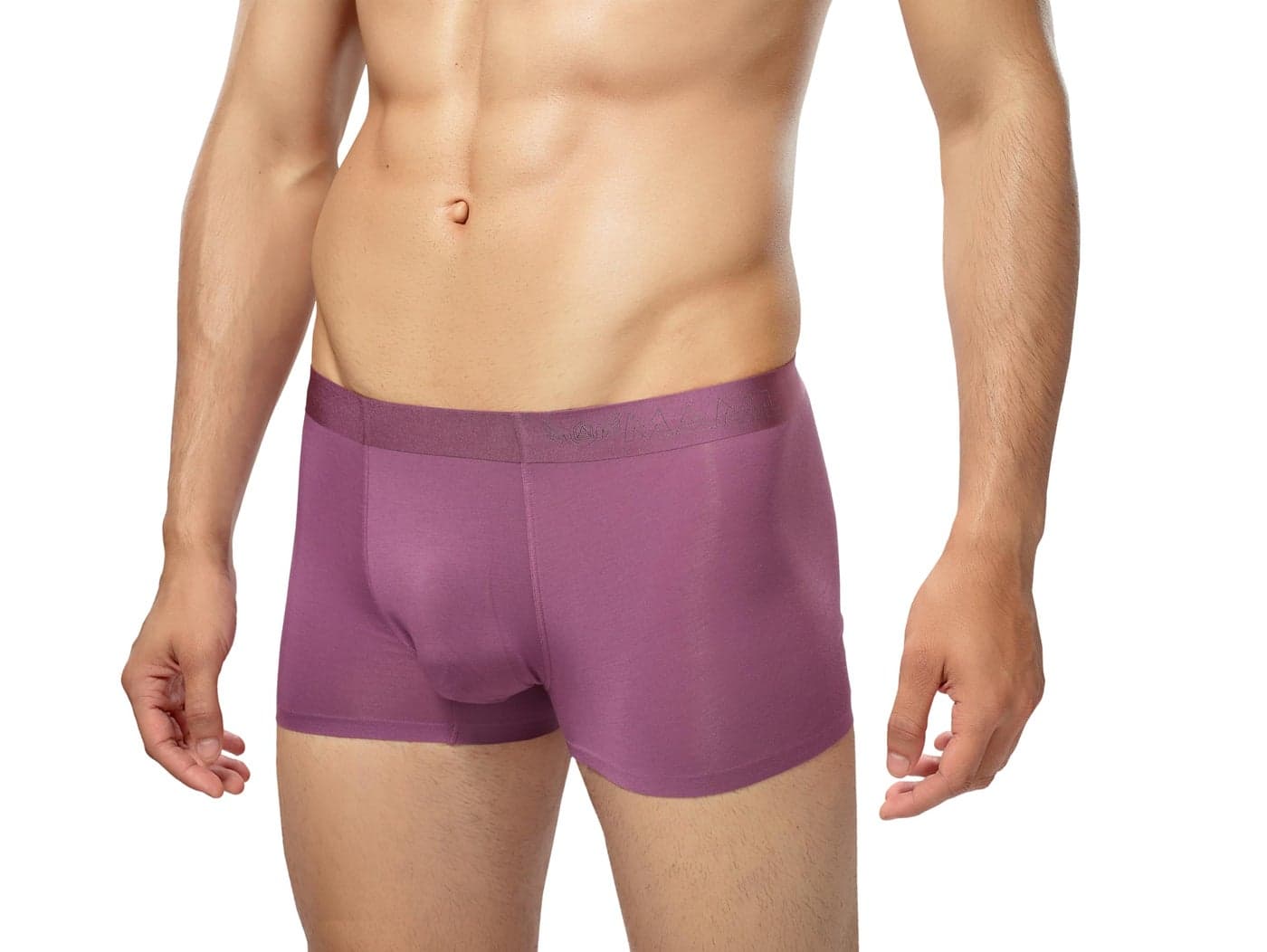 MAML Men’s Modal Trunk Seamless Underwear for Men (M, Purple)