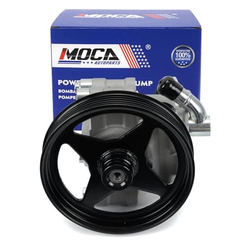 MOCA Power Steering Pump Compatible with 0306 for Ford Expedition Eddie Bauer 54L 0408 for Ford F150 FX4 54L 0305 for Lincoln Navigator Base 54L 0608 for Lincoln Mark LT Base 54L
