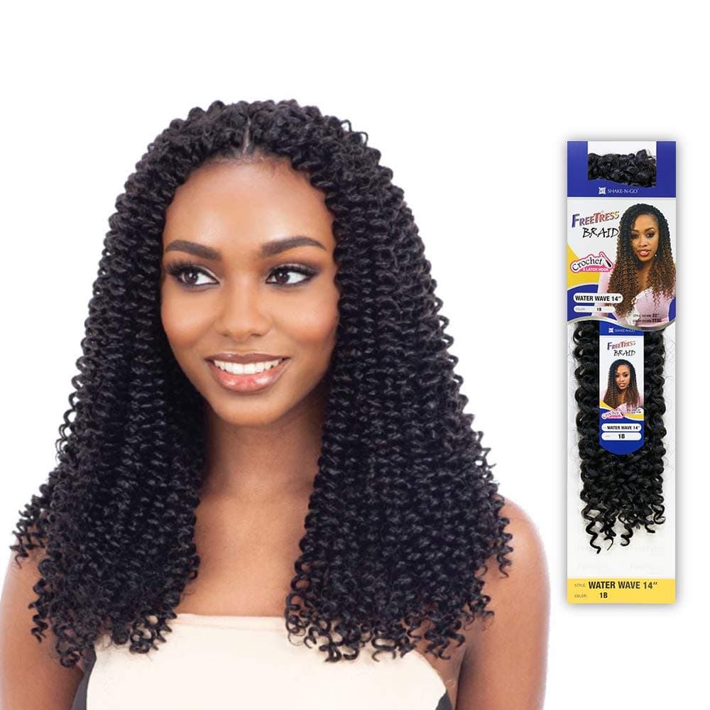 Freetress Braids Synthetic Bulk Crochet Braid WATER WAVE 14 2 Dark Brown
