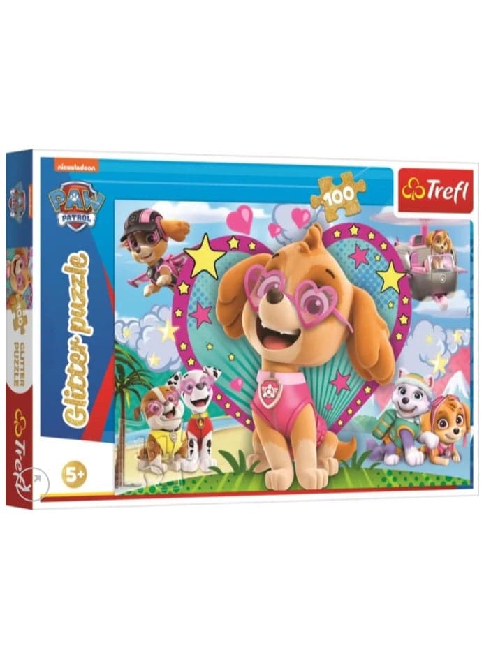 Trefl Glitter Puzzle: In the Glow of Skye Jigsaw Puzzle