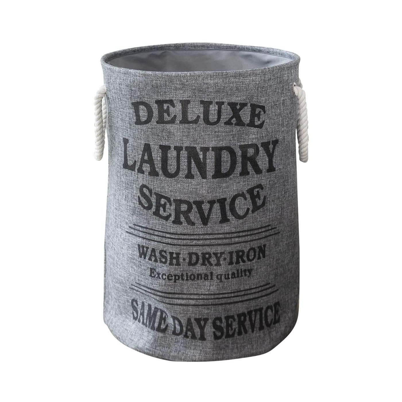 HOKIPO Foldable Cloth Laundry Bag Hamper Large 60Ltr Ar2288 Grey