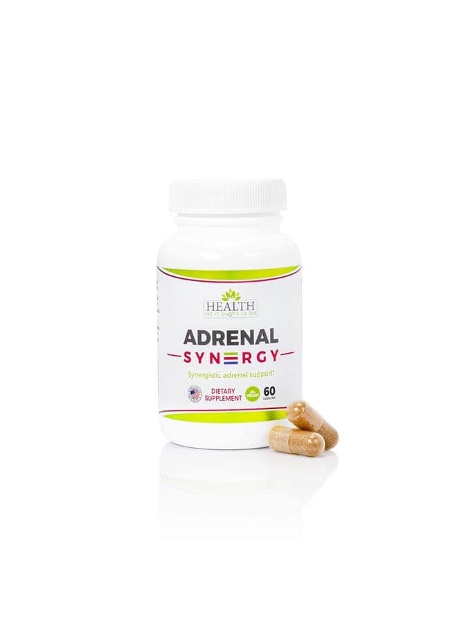 Adrenal Syn3rgy Physician Formulated (Ashwagandha, Holy Basil, Rhodiola) - 60 Capsules