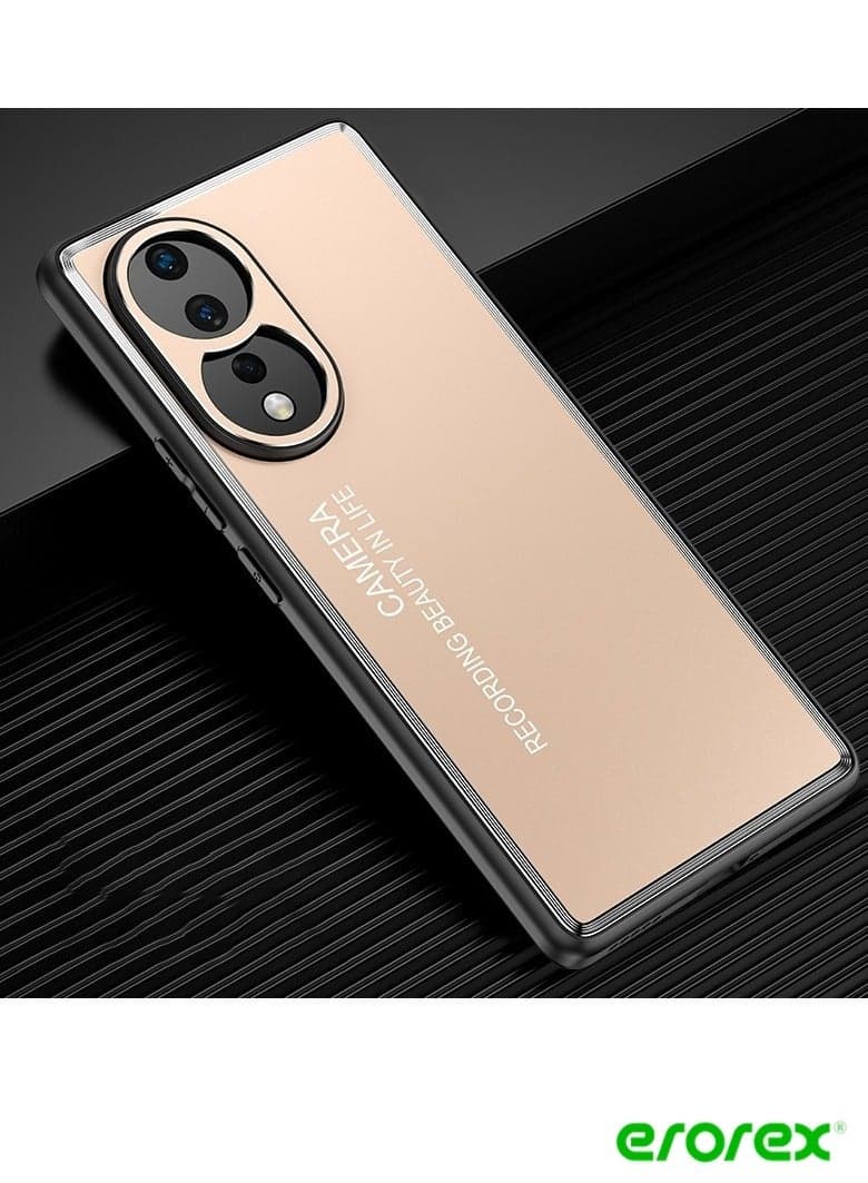 Case For (Honor 80) Frosted Metal Phone Case Gold