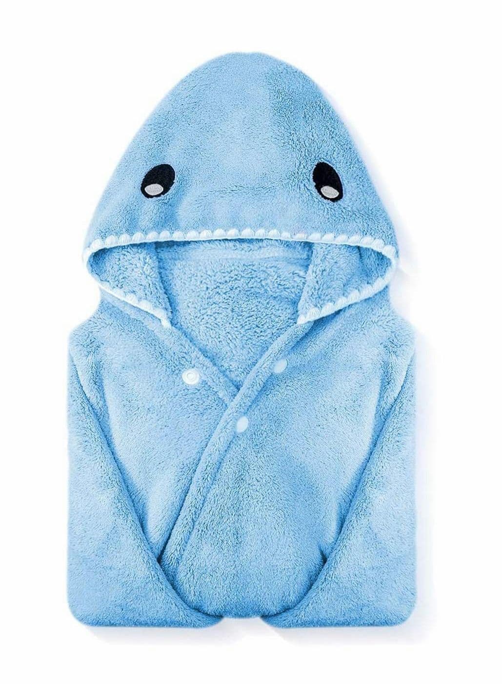 Hooded Towel for Kids Ultra Soft Baby Extra Large Toddler Blanket Newborn Shower Gifts Boys Girls Cotton Shark Poncho Bath/Beach/Pool