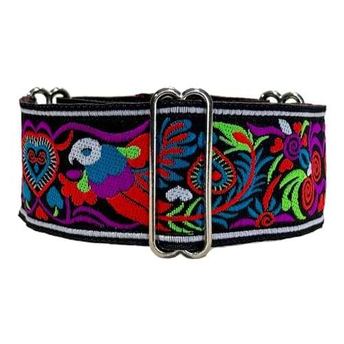 SightHound Gang Martingale Dog Collar for Greyhound Saluki Whippet and Other Breeds with Similar Neck 2" Wide (L 14"-18")