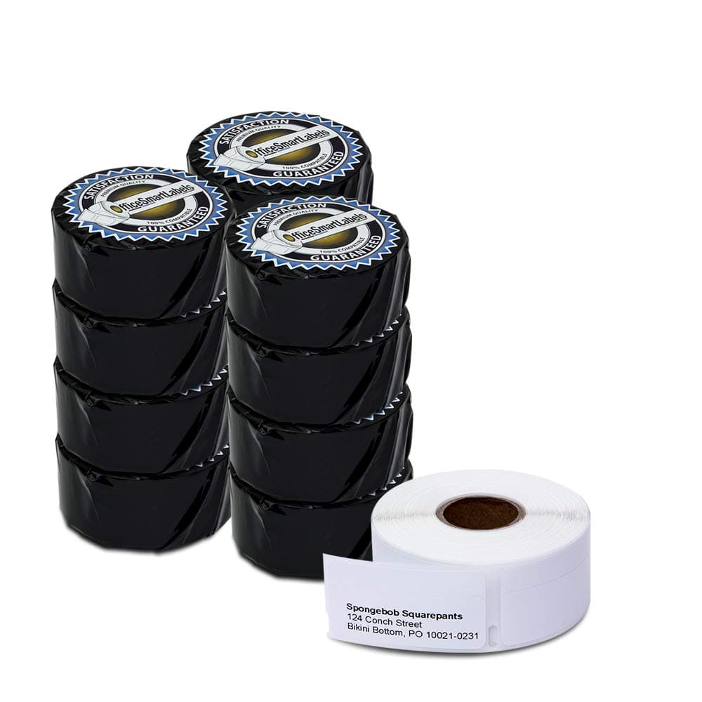 OfficeSmartLabels 34 x 2 inch Return Blank AddressMultipurpose Labels Compatible with 30578 12 Rolls 500 Labels Per Roll