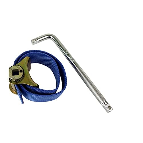 BTMIEY Adjustable Truck Car Oil Filter Wrench 40180mm Range Oil Filter Wrench Remover Puller Canvas Belt Set