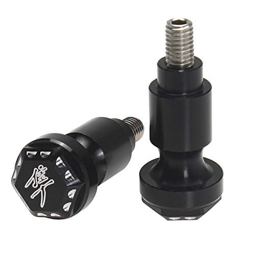 GIDIBII Rear Seat Thumb Screw Bolt, Quick Mount Tail Bolts Screws Cap Compatible with Suzuki GSX1300R Hayabusa 1999-2020 (2 PCS, Black)