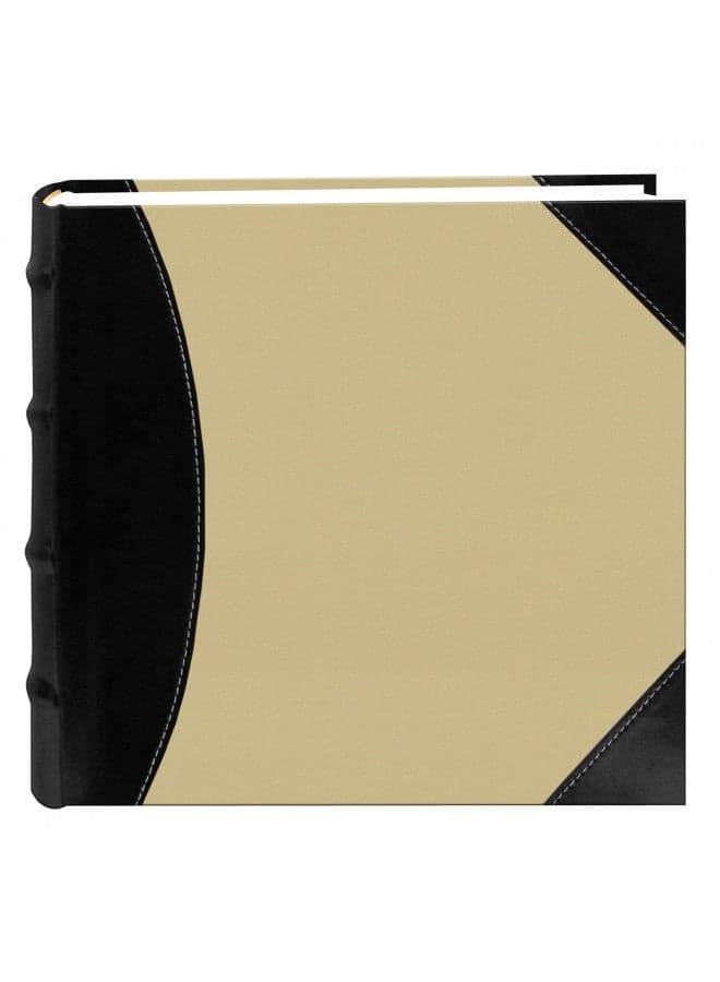 Pioneer Photo Albums 622500 High Capacity Photo Album, 500 Memo Pockets, Black and Beige