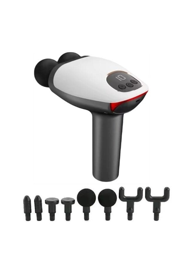 Professional Dual Head Body Massager with Adjustable Speed Levels and USB Rechargeable Battery Customize your massage experience with multiple intensity levels and attachments designed for different muscle groups, providing effective relief from soreness and stiffness anytime, anywhere.