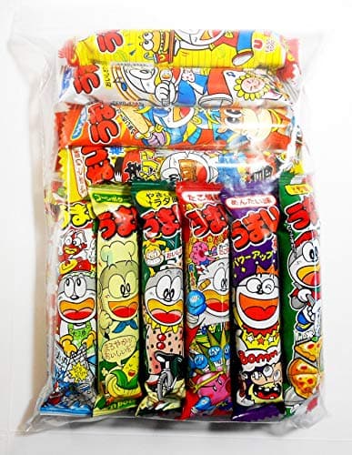 Umaibo Japanese Corn Puffed Snacks Variety Pack 10 Flavors 20 packages