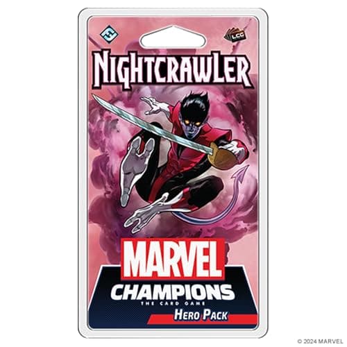 Fantasy Flight Games Marvel Champions The Card Game Nightcrawler Hero Pack Superhero Strategy Game Cooperative Game for Kids and Adults Ages 14 14 Players 4590 Minute Playtime