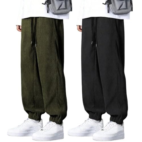 GRECIILOOKS Men's Lycra Cargo Track Pants – Loose Fit Joggers for Men | Korean Style Travel & Lounge Wear with Pockets (Available in Plus Size and Combo Pack of 2)