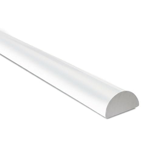 Clear Acrylic Shower Threshold 12 X 14 WxL Transparent Dam Shower Splash Guard 39 LongHalf RoundPeel and Stick Water barrier for shower floor DIY