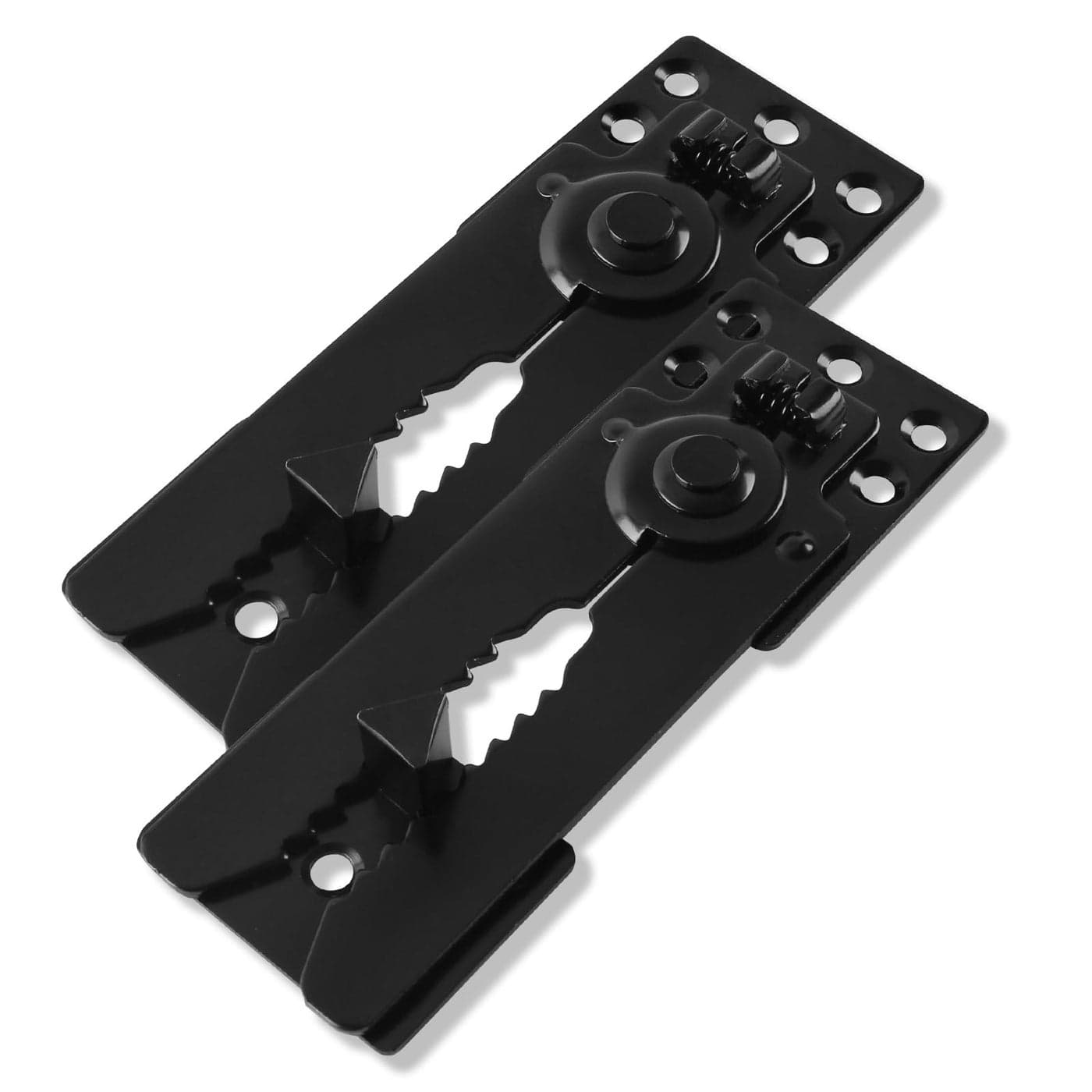 HOWDIA Black Sectional Connectors Couch Connectors with Screws HeavyDuty Couch Connector for Sliding Sofas Keep Your Sectional Sofa Together Easy Installation 2 Pack