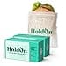 HoldOn Zipseal Sandwich Bags Compostable PFOAFree BPAFree FoodSafe Zip Seal Food Storage Bags With Secure Seal for Home Travel Freezersafe 2Pack 200 bags total