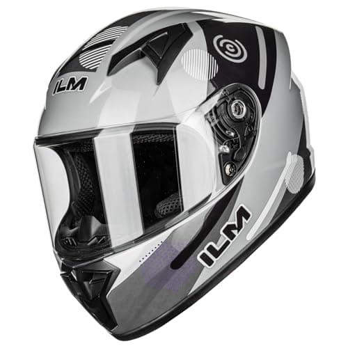 ILM Youth Kids Full Face Motorcycle Helmet DOT ECE Motocross ATV Dirt Bike Street Bike Helmet Model MF521