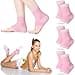 Tarpop 3 Pair Ankle Compression Sleeves for Kids Ankle Brace Compression Sleeves Foot Arch Sock for Girls Sports Running Dance Fitness GymnasticsPinkMedium