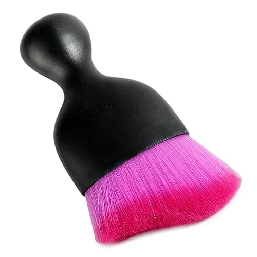 AOCISKA Car Interior Detailing BrushSoft Bristle Cleaning Brush Car Detailing Brush Dusting BrushCar Interior Cleaning ToolAuto Detail Brush Car Dash Duster Brush BlackDouble Purple