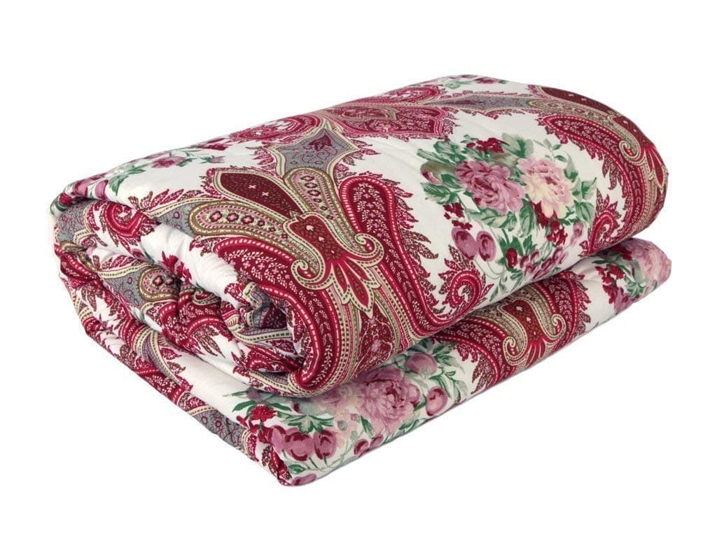 Lavish Street Anti-Pilling Super Soft Floral Print Poly Cotton AC Dohar/Summer AC Blanket (Multicolor