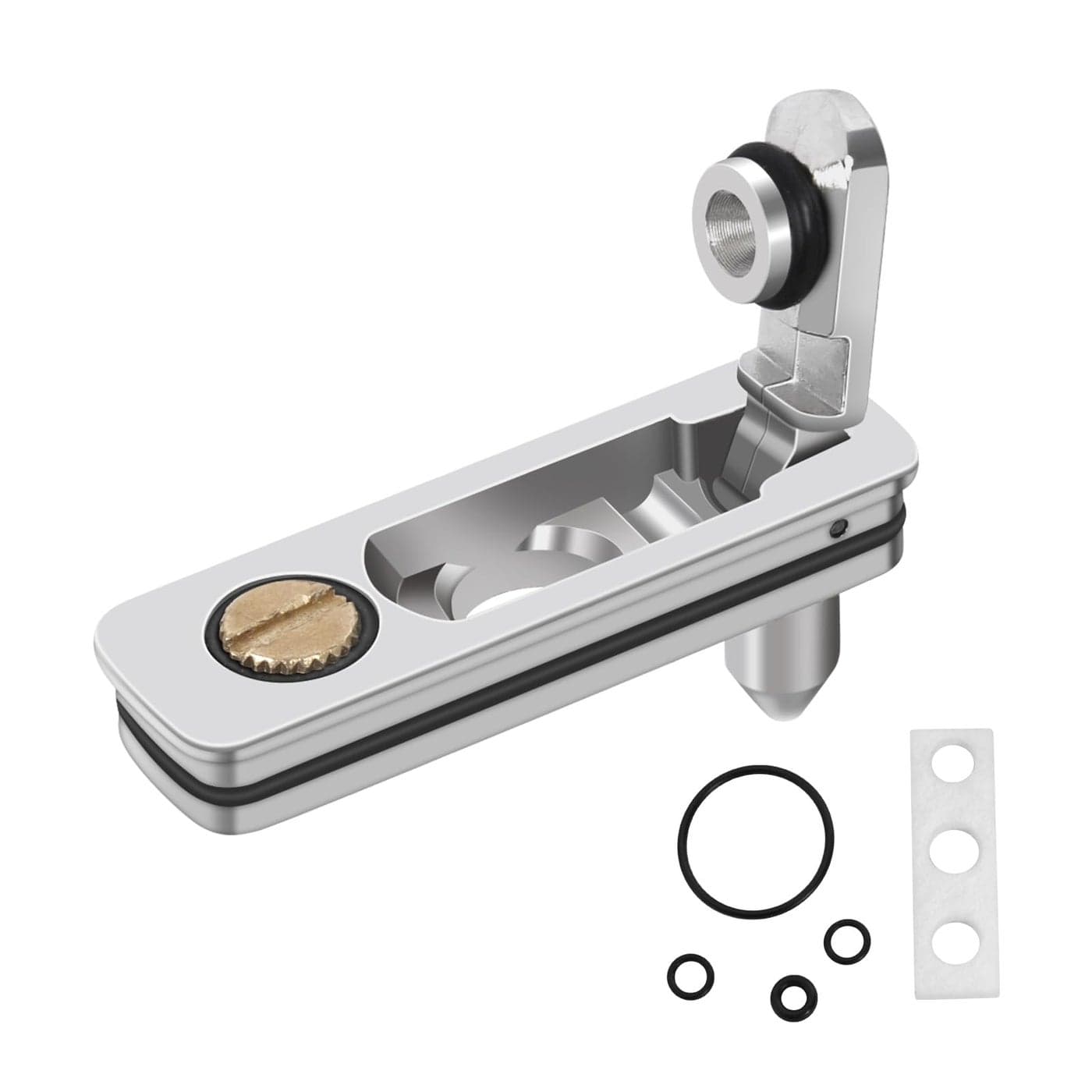 YUSUD Lighter Gasket Seal Compatible with Zippo Metal Repair Kit with Cotton Felt Pad and Flint Slot Lighter Fluid AntiEvaporation Accessories for Lighter Insert Replacement Parts