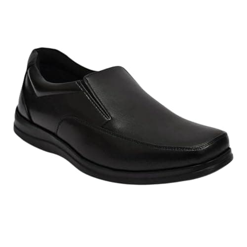 HEALTH FIT Men's Diabetic & Orthopedic Comfortable with Soft Sole Ultra-Lightweight Shoe 1256 BK-10 UK Black