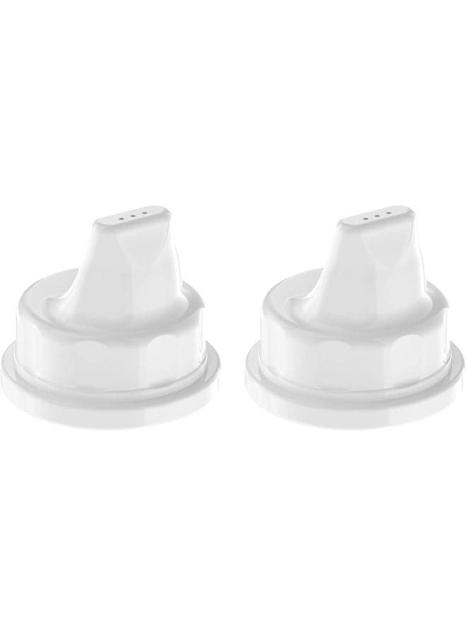 Lifefactory 17797 Sippy Cap Baby Drinking Bottles 120 ml and 250 ml Set of 2 Blue