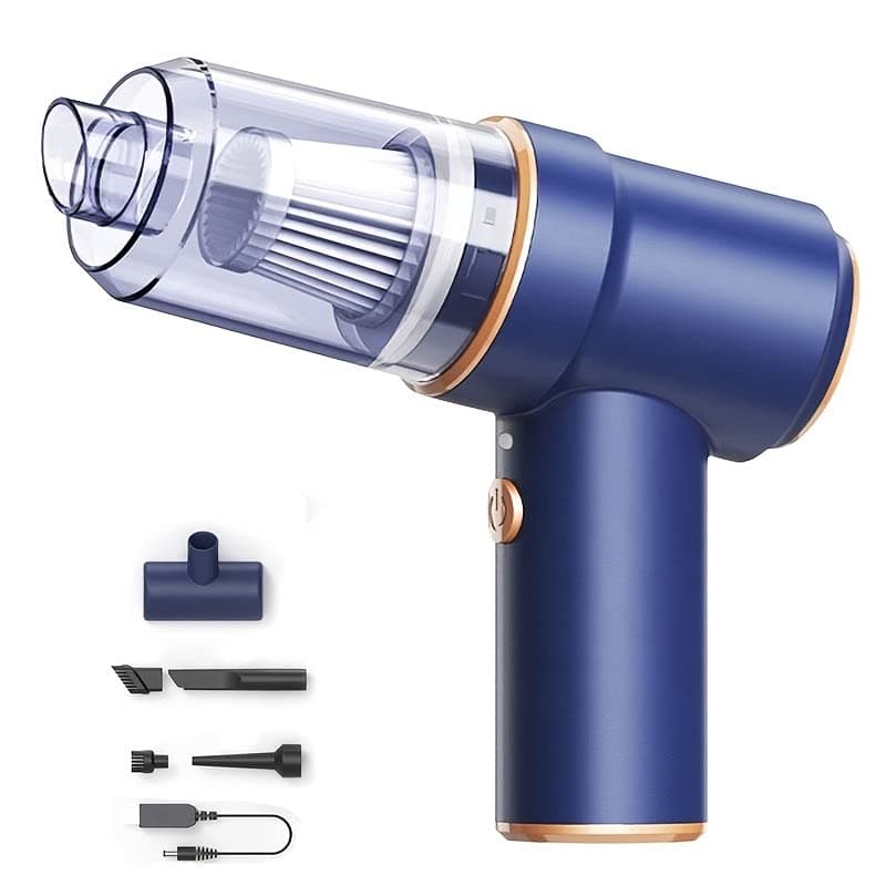 SMILEDRIVE Mini Vacuum Cleaner Wireless Car Vacuum Cleaner Home Sofa 2 in 1 Blower and Vacuum Cleaner Rechargeable 8000PA Powerful Vacuuming Device