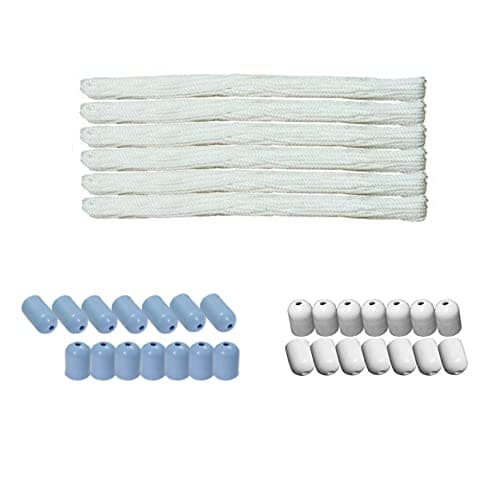 homWell Ropes and Caps Only for Individual dropdown Ceiling Hanger (Caps and Ropes are Compatible only Individual Dropdown Cloth Dryer with 1/2 inch Pipe)
