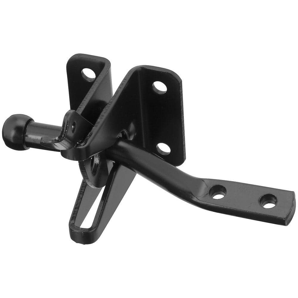 National Hardware N184861 BPB21 Automatic Gate Latch in Black
