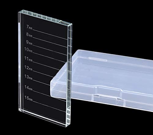Eyelash Extension Crystal Pallet Lash Holder Tray Bigger Size with Storage Case 43x24 Inch715 mm