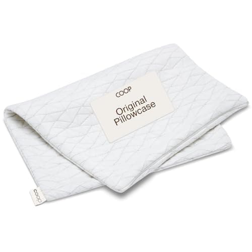 Coop Home Goods Original Pillow Case, King Size Pillow Case for Memory Foam Pillows, Breathable Ultra Soft Lulltra Fabric Cover with Zipper, Polyester/Rayon