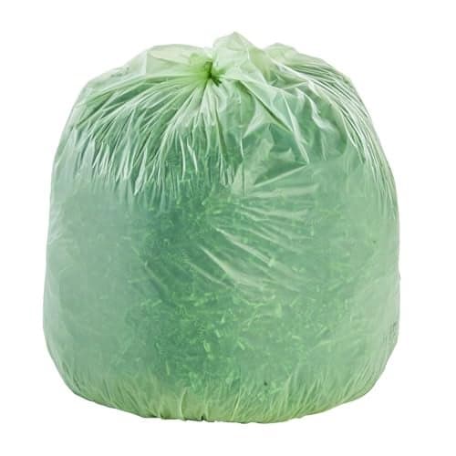 Stout by Envision Ecosafe-6400 Bags, 30 Gal, 1.1 Mil, 30" X 39", Green, 48/box