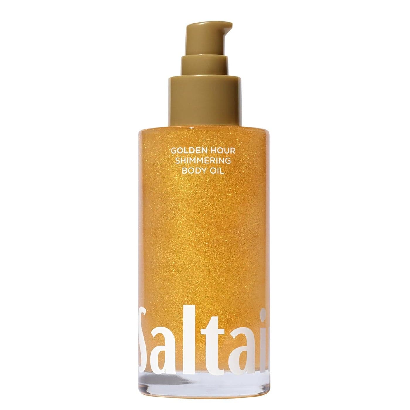Saltair Shimmering Body Oil Golden Hour Scented Dry Oil Moisturizer with LightReflecting Pearl Pigments Moisturizing Glow for All Skin Types 4 Fl Oz