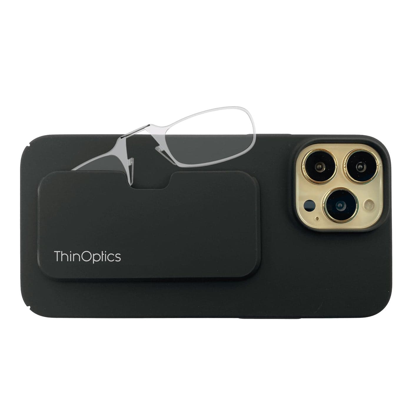 ThinOptics Slimline Rectangular Reading iPhone 15 Pro Max CaseClear Glasses 44 mm 15