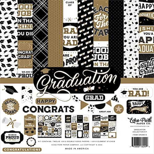 Echo Park Collection Kit 12X12 Graduation