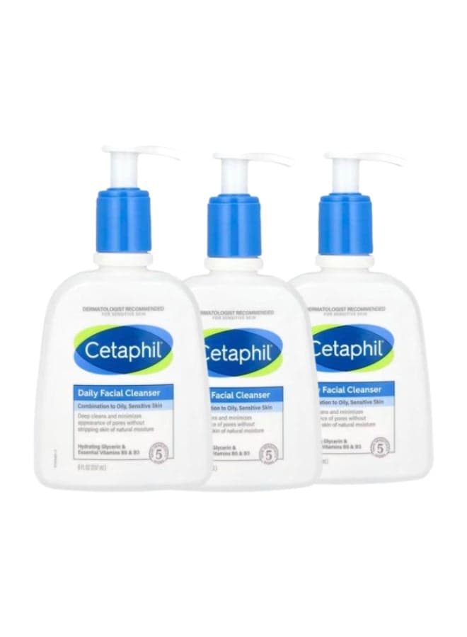 Pack Of 3 Daily Facial Cleanser