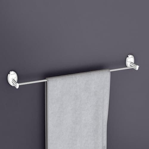Plantex 304 Stainless Steel Single Towel Rod for Bathroom/Towel Holder in Bathroom/Towel Hanger/Bathroom Accessories - Oreva (Chrome)