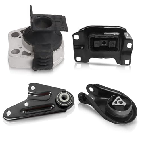 ENA Engine and Trans Mount Set of 4 Compatible with Mazda 3 2004 2005 2006 2007 2008 2009 2010 3 2.0L 2.3L (No Turbo) Automatic Transmission Replacement for A4404 A4405 A4418 A5312 9196 9222 3103 9632
