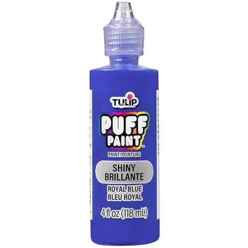 Tulip 41413 Dimensional Fabric Paint 4oz Slick Royal Blue