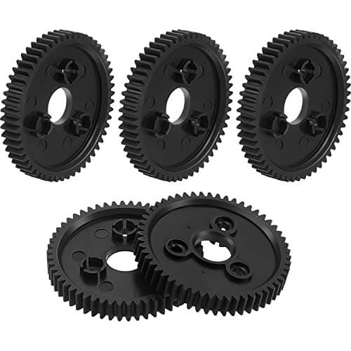 Sumind 5 Pieces 54T 08 32 Pitch Plastic Spur Gear Compatible with 4 x 4 VXL Rally VXL HPS HPI RC Car and Boat
