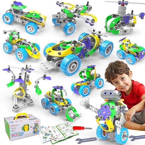 10 in 1 Electric STEM Toys for 5 6 7 8 9 Year Old Boy Girl Birthday Gifts Educational Building Toys for Kids Ages 48 57 812 Stem Activities Construction Toy for Boys 68 810 Easter Idea Gift