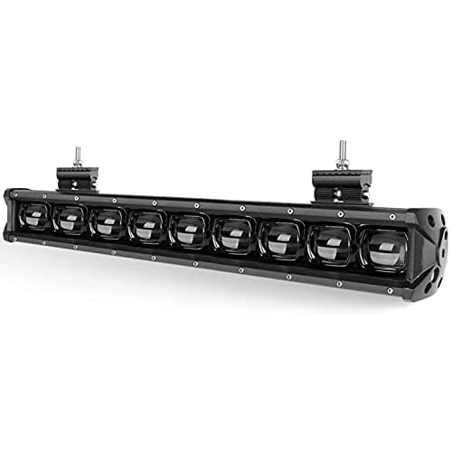 SUFEMOTEC 6D 20 Inch 90W Single Row LED Light Bar Pods for Trucks Off Road Motorcycle Car 4x4 Offroad SUV Boat Flood Combo Work Driving Lights 12V 24V IP68 Waterproof